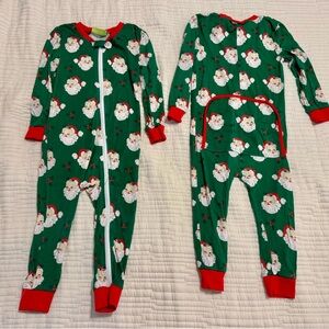 Santa Claus Green Pajamas
